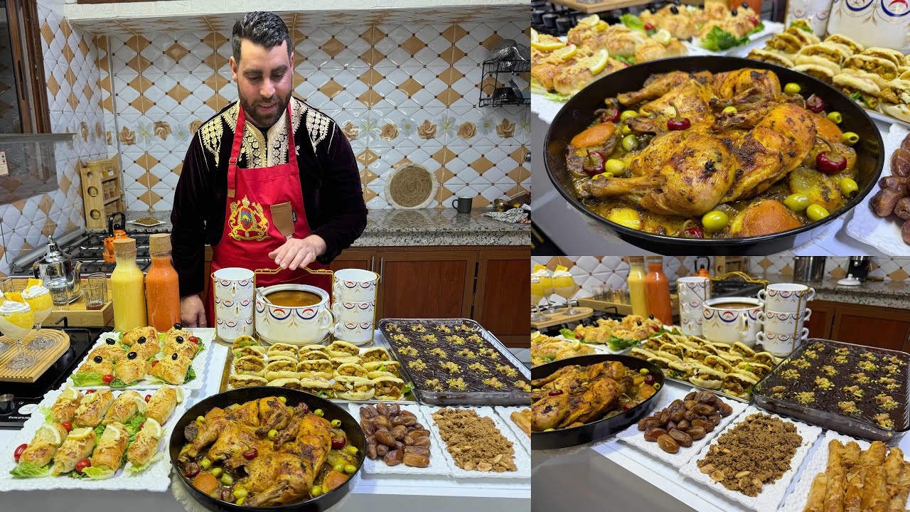 رمضان كله اقتصادي مع سيمو أول فطور منوع مابين مالح وحلو عصائر بسبوسة حريرة سيكار بريوات