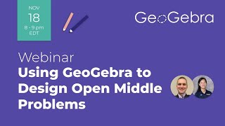 Using GeoGebra to Design Open Middle Problems