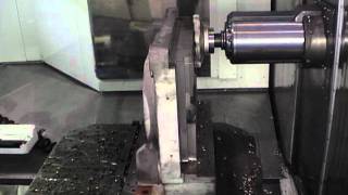 Kitamura Mycenter-Hx1000I Horizontal Machining Center Cutting Demo