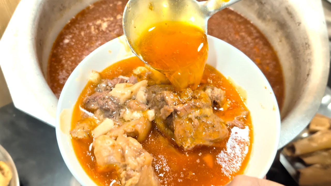 Peshawar street food recipe | Beef Paya recipe | Pakistani recipe