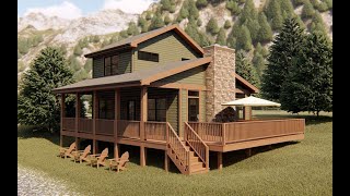 Rustic Vacation House Tour | Plan 963-00179