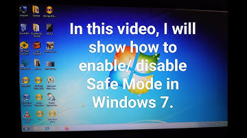 How to enable/disable Safe Mode in Windows 7? #safemode #youtuber #windows #subscribe