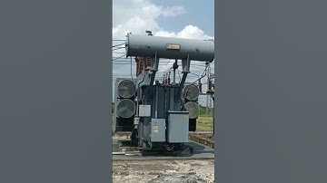 Sound of an inrush current into a 40MVA Power Transformer. #electricity #transformers #energy