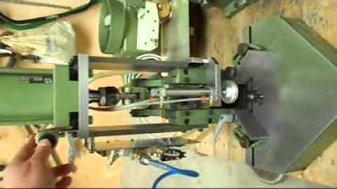 Kolbus corner cutter pneumatic, by www.kruse-bsat.com Machine