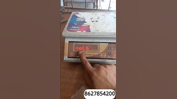 Low battery or -LB- problem in weighing machine