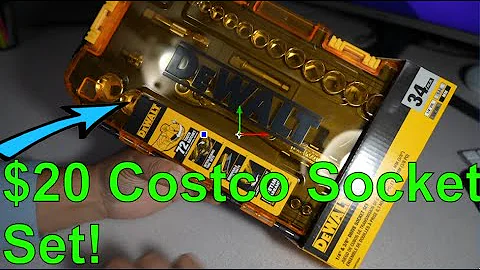 $20 DeWalt Socket Set From Costco