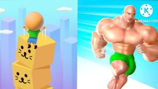 ▶️ Cube Surfer 🆚 Muscle Rush PRO LEVELS LTYE1| Videos Gameplay Walkthrough Android Top Free Game