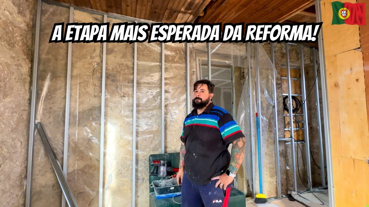 A ETAPA MAIS ESPERADA DA REFORMA COMEÇOU! 🎉