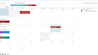 Office 365 Calendar - Create New Event and Reminder