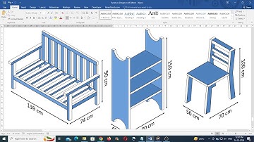 Furniture Design in MS Word - 3D in MS Word