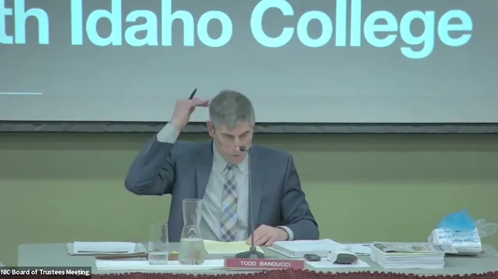 NIC Board of Trustee Chair Report  -  North Idaho ...