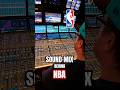NBA Sound Mixing Is Controlled Chaos 