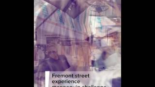 Fremont street  experience mannequin challenge