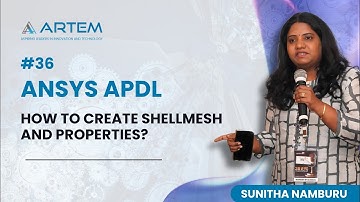 How to create shell mesh and its properties?  - Ansys APDL #36 #shorts #youtubeshorts #trending