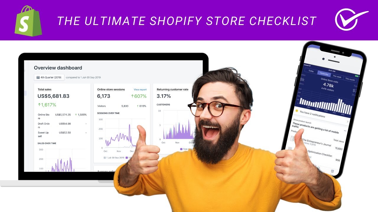 The Ultimate Shopify Store Checklist For Conversion - SIMPLE - YouTube
