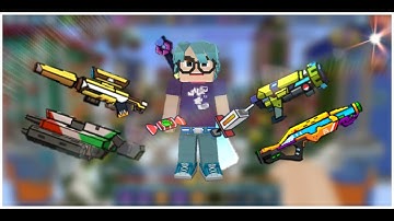 Combo súng hiện tại của tui trong B.A.S |Buil and shoot |Blockman go Việt Nam