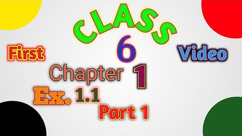Knowing our numbers || class 6 || Exercise 1.1 || First video || #study #firstvideo