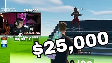 CLIX VS KAI CENAT $25,000 FULL 1V1! (99 - 0)