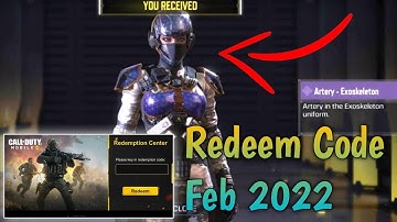 February 2022 Redeem Code Codm | Codm Codes | Call Of Duty mobile redeem codes | Codm S2 Redeem Code