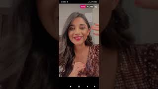 Kanika Mann Live On Intagram