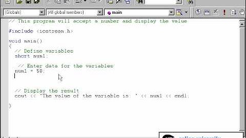 0205 Assignment Statements vs. Prompting for user input - Visual C++ Tutorial