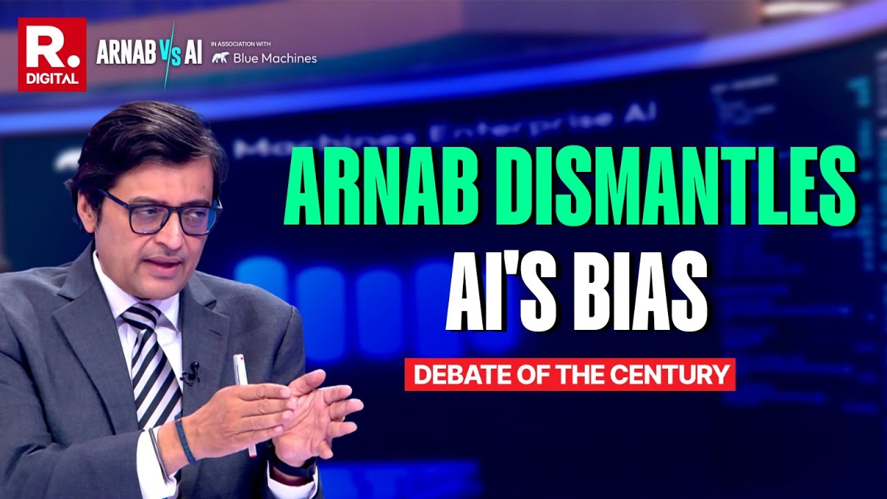 Arnab VS AI: 'No Trust, No Originality', Arnab Challenges AI Over Political Agenda | Blue Machines