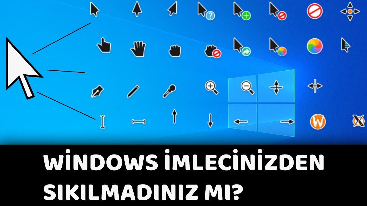 Windows 10 imleç indirmeleri