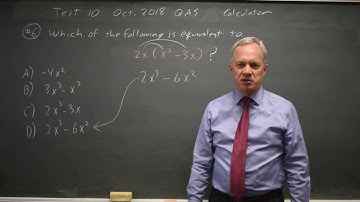 SAT Test 10: Rewriting polynomials - question #4-6