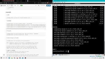 Fedora 33 LEMP Server - 04 Install MariaDB