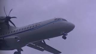 華信航空 Mandarin Airlines ATR 72-600(B-16856) AE-366 澎湖(MZG)→松山(TSA) landing