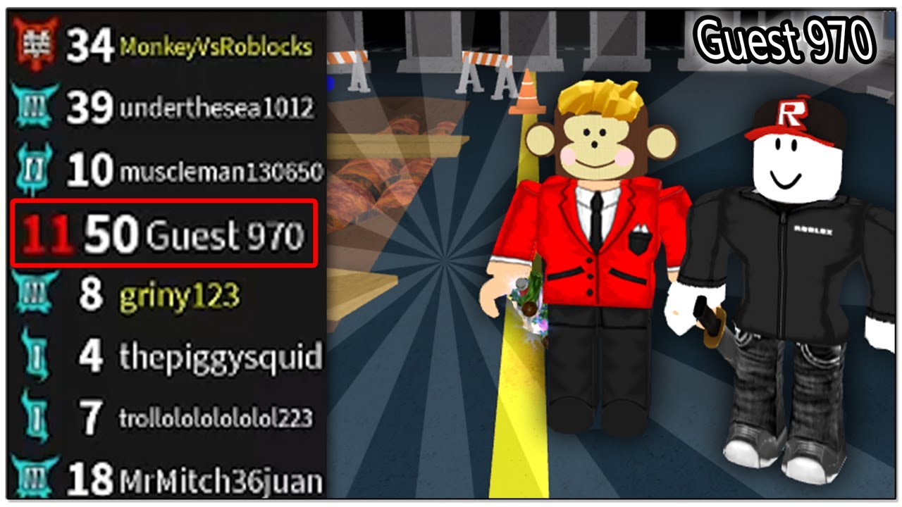 The Best Guest Ever To Play Roblox Assassin Youtube - how to kill a hacker in roblox assassin youtube
