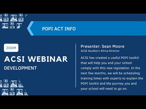 Session 1 - ACSI POPI Act Training