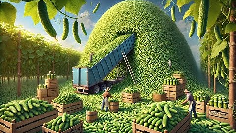 Inside The Cucumber Pickles Mega Factory: How Millions of Pickles Are Made In Factory!