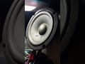 Midbass excursion, nothing special
