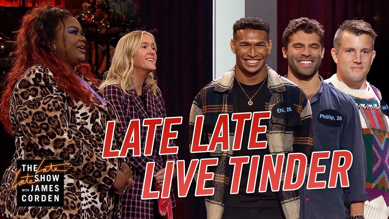 Late Late Live Tinder ft. Nicole Byer