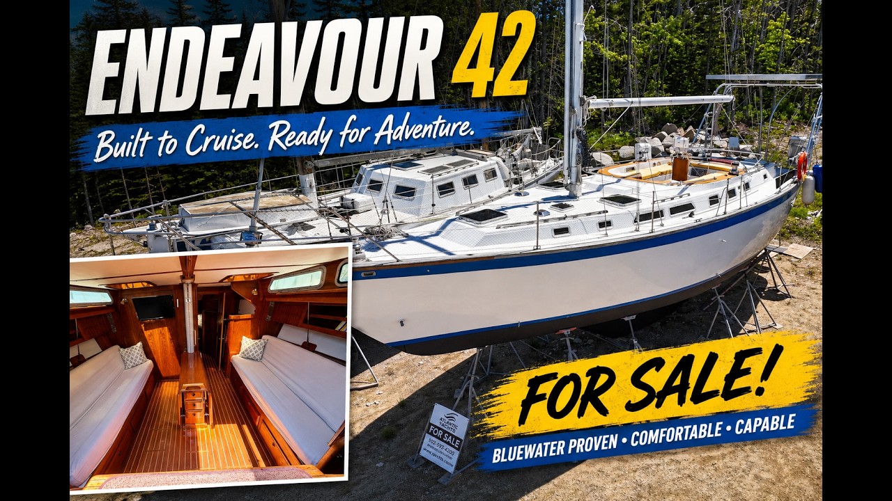 ⁣Endeavour 42 Ready to Blue Water Cruise!