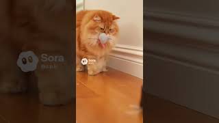 Parrot Scolds Cat For Mess #parrot #cat
