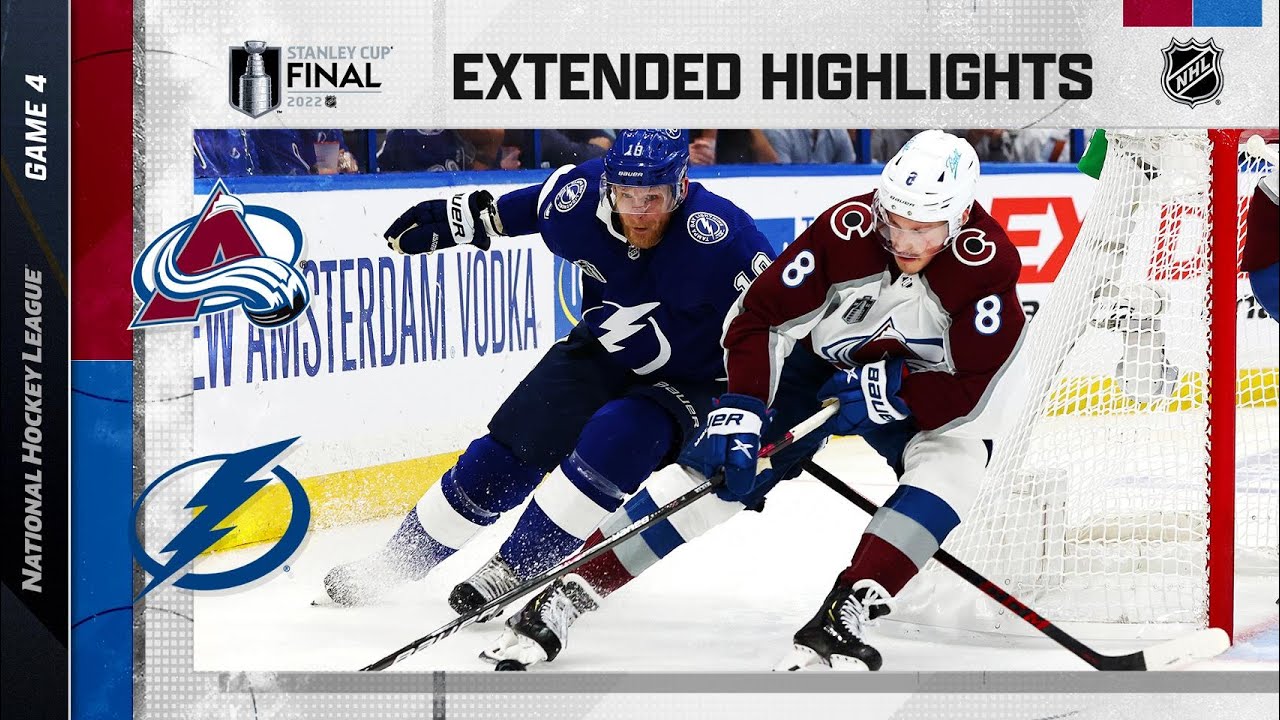 Colorado Avalanche vs Tampa Bay Lightning Cup Final, Gm4 Jun 22, 2022