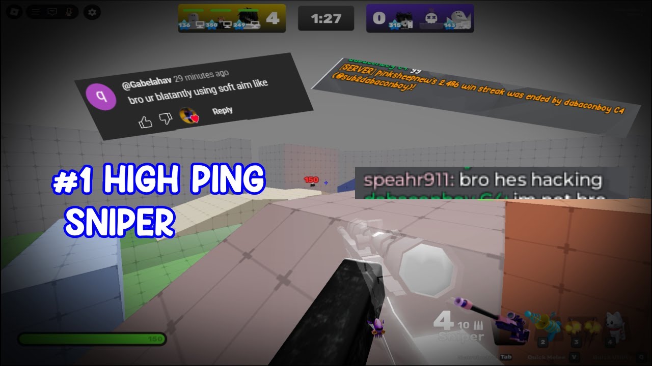 #1 HIGH PING SNIPER PLAYER IN ROBLOX RIVALS - YouTube
