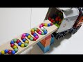 Marble Run Race ☆ HABA Slope, Dump Truck & Garbage Truck # 16