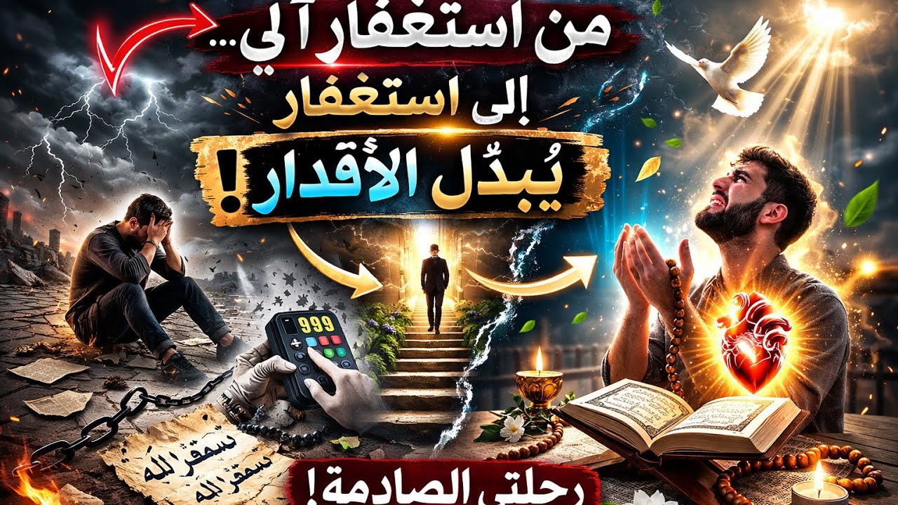 من استغفارٍ آلي 🤖إلى استغفارٍ يُبدّل الأقدار📿