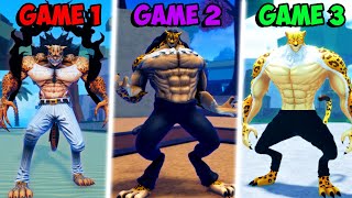 Obtaining LEOPARD FRUIT In EVERY One Piece Roblox Game