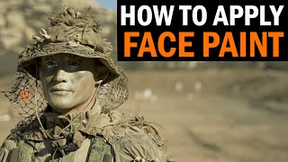 How to Apply Camo Face Paint with Navy SEAL Toshiro "Tosh" Carrington screenshot 1