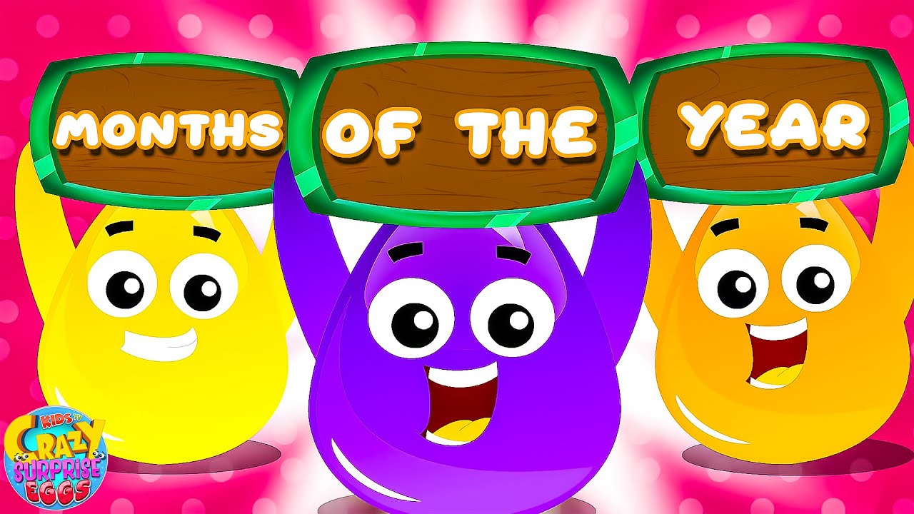 Months of The Year Educational Video for Kids - YouTube