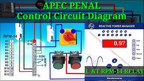 APFC Panel control wiring diagram | APFC penel working | L &T RPM-14 Relay with Gaurav yadav