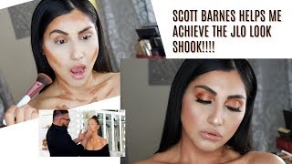 I TRIED FOLLOWING MAKEUP ARTIST SCOTT BARNES JLO's MAKEUP LOOK ON TATI