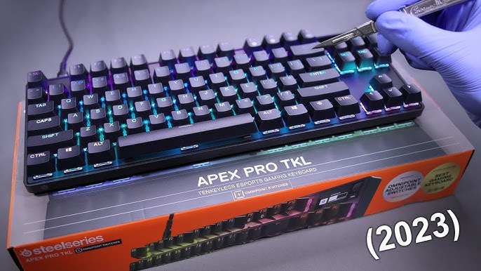 Get the great SteelSeries Apex Pro gaming keyboard for its lowest
