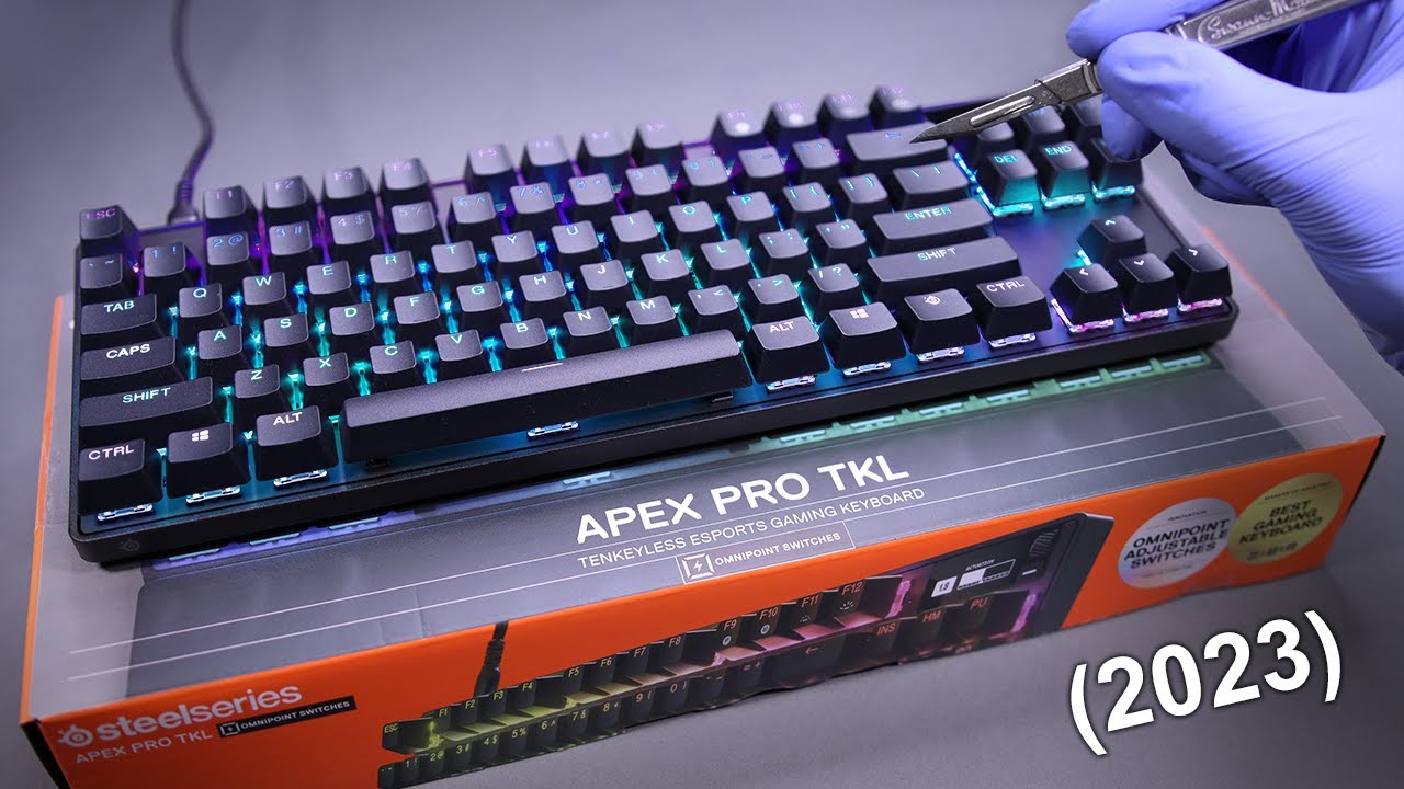 Apex Pro TKL (2023) Wired Gaming Keyboard Unboxing! - ASMR 