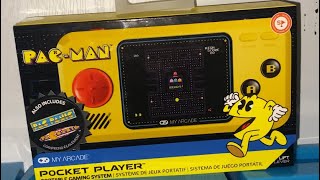 Unboxing  mini PacMan machine