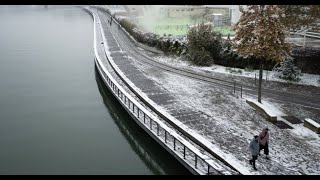 Chutes de neige à Lyon : des perturbations sur les routes toute la matinée